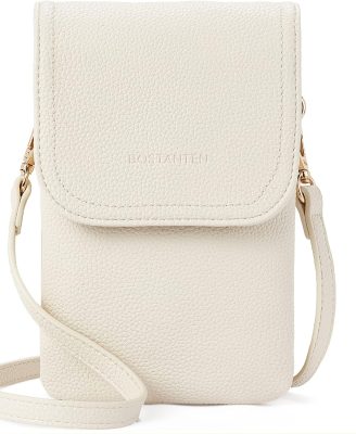 Vegan Leather Small Crossbody Bags for Women Designer Cell Phone Bag Wallet Purses Adjustable Strap