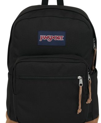 JanSport Right Pack Backpack - Durable Daypack with Padded 15" Laptop Sleeve, Spacious Main Compartment & Integrated Water Bottle Pocket - Black